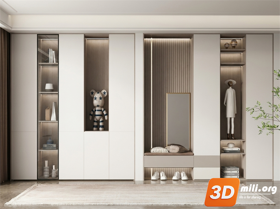 Shoe cabinet Skp Files